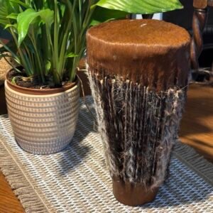 Vintage African drum, handmade Doumbek.