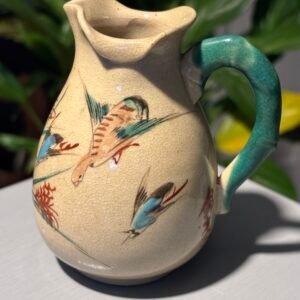 Fabulous antique, Japanese Kinkozan Awata Kyoto, Beautifully hand painted small satsuma creamer.