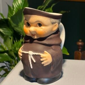 Vintage Goebel Friar Tuck Monk Creamer Jug, West Germany 1950s Collectible.
